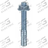 MKT FASTENING Wedge Anchor: 3 in Overall Lg, 3/8 in Dia, 3/8"-16 Thread Size, Steel, Steel, 20 PK (MPN 2638300). Key specifications — Brand: MKT FASTENING; Anchor Type: Wedge; Finish Type: Zinc Plated.