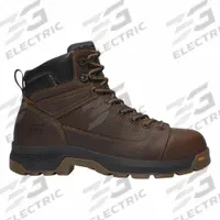 TIMBERLAND PRO 6-Inch Work Boot: Men's, Size 15, W, Brown, Composite Toe Cap, Removable Insole (MPN TB0A63JFW0115000W). Key specifications — Footwear Width: W; Gender: Men's; Insulated: No; Metal Chip-Resisting Sole: Yes; Puncture-Resistant Sole: No; Removable Insole: Yes; Brand: TIMBERLAND PRO; Chemical-Resisting Sole: Yes.