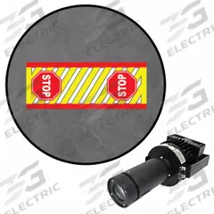 VISUAL WORKPLACE INC. LED Safety Walkway: LED Safety Walkway, Solid, Projector with Lens, Yellow (MPN 66-3136-181050-PS150). Key specifications — Brand: VISUAL WORKPLACE INC.; Includes: LED Projector; Laser Color: Yellow; Watts: 100 W; Legend/Background Color: Solid; Manufacturer Part Number: 66-3136-181050-PS150; Product Type: LED Safety Walkway; Product Includes: Projector with Lens.
