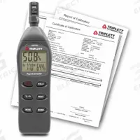 TRIPLETT HANDHELD HUMIDITY METER: Onboard, Included, Ambient Temp, 7 in x 2 in x 1 in, -4°F to 122°F (MPN RHT32-NIST). Key specifications — attr1107597: TRIPLETT; attr1134764: Included.