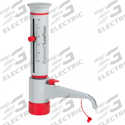 GLOBE SCIENTIFIC Bottle Top Dispenser: 25 mL Volume Capacity - mL, 2.5 mL – 25 mL - Bottle Top Dispensers