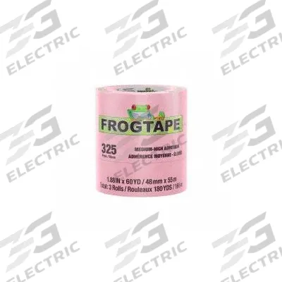 SHURTAPE Masking Tape: CP 325, Pink, 1 7/8 in Roll Wd, 60 1/8 yd Overall Roll Lg - High-Performance Masking Tape