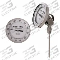TEL-TRU Dial Thermometer: -40°F to 160°F /-40°C to 70°C, +/- 1% Accuracy, 2.5 in Stem Lg (MPN AA575R-0202). Key specifications — Temperature Units: Fahrenheit; Accuracy: +/- 1%; Brand: TEL-TRU.