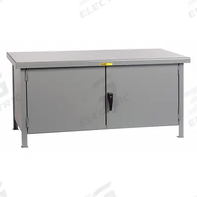 LITTLE GIANT Cabinet Workbench: Steel, 48 in x 30 in, 10,000 lb Overall Load Capacity - Cabinet Benches with Drawers