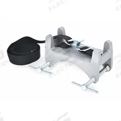OHAUS Gas Cylinder Bench Clamp: 1 Cylinder, For 4 in to 14 in Dia, Strap with Cinch Buckle (MPN CLR-712). Key specifications — Brand: OHAUS; Manufacturer Part Number: CLR-712.