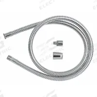 GROHE Sprayer Hose: Steel, Chrome Finish, 1/2 in Connection Size, NPT Connection (MPN 11153000). Key specifications — Finish: Chrome; Connection Type: NPT; Product Type: Sprayer Hose; Brand: GROHE; Material: Steel.