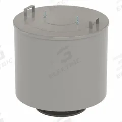 SOLBERG Filter Silencer: 12 in Flange Inlet Size, 4,700 scfm, 31 in Overall Ht, 28.5 in Outside Dia (MPN FS-484P-1200F). Key specifications — attr60071: FS-484P-1200F; attr60074: SOLBERG.