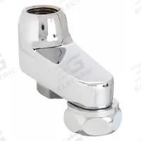 CHICAGO FAUCETS Supply Arm: Manual Faucets, Supply Arm, Single-Bend, Brass, Chrome, NPT (MPN RJKABCP). Key specifications — Includes: Mounting Hardware; Product Type: Supply Arm; Body Material: Brass; Brand: CHICAGO FAUCETS; Inlet Connection Size: 1/2"-14.