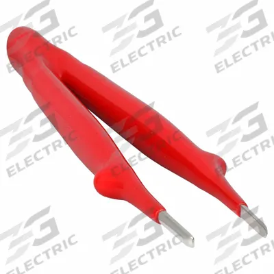 WIHA Insulated Tweezers: Carbon Steel, Round