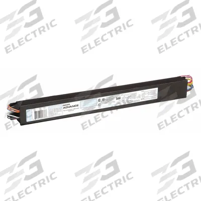 ADVANCE Fluorescent Ballast: 120 to 277V AC, 3/4 Lamps Supported - Programmed Rapid Start Electronic Fluorescent Ballasts