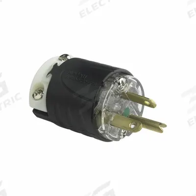 PASS & SEYMOUR Straight Blade Plug: Hospital Grade, 6-20P, 250V AC, 20 A - General Purpose Plugs