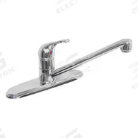 DOMINION FAUCETS Straight Kitchen Faucet: Gold, Cast Brass, Single-Post, Deck, 3 Mounting Holes, IPS (MPN 77-1850). Key specifications — Series: Gold; Brand: DOMINION FAUCETS.