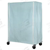 EAGLE GROUP Utility Cart Cover: Blue, Nylon, Zipper, 72 in Wd, 54 in Ht, 24 in Dp (MPN CZC-54-2472-PB). Key specifications — For Use With: Any Standard Eagle Cart; Brand: EAGLE GROUP.