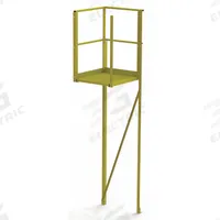 TRI-ARC Turn Platform: 6 ft Overall Ht, Steel (MPN UCT03242). Key specifications — Material: Steel; Color: Yellow; Brand: TRI-ARC.