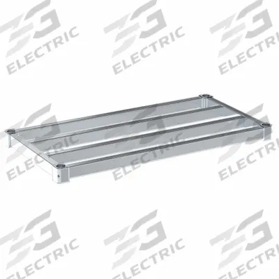 NEW AGE INDUSTRIAL Shelf: 36 in x 18 in, Ventilated Shelf, 1,100 lb Shelf Capacity, 13 ga - Shelves for Aluminum Open Metal Shelving