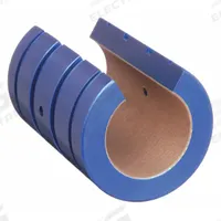 PBC LINEAR Standard Linear Bearing: 16 mm Inside Dia, 36 mm Lg, FMN, Frelon™ Gold, Precision (MPN FMN16). Key specifications — Liner: Frelon™ Gold; Lubrication: Self-Lubricating; Shell Material: Aluminum.