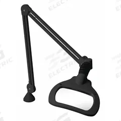 VISION-LUXO Rectangular Magnifier Light: LED, 1.88x, 3.5 Diopter, 600 lm Max Brightness, 120V AC (MPN WAL025972/18900BK). Key specifications — Arm Material: Steel; Brand: VISION-LUXO; Magnification: 1.88x; ESD Safe: Yes; Lens Material: Glass; Lighting Technology: LED; Operating Voltage: 120V AC; Includes Ultraviolet Light: No.