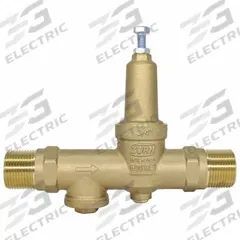 WILKINS Pressure Reducing Valve: MSolder x MNPT, 3/4 in Pipe Size, Brass, 15 psi to 75 psi (MPN 34-600XL3DM). Key specifications — Brand: WILKINS; Low-Lead Compliance: Low-Lead Compliant.