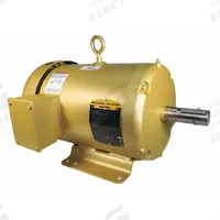 BALDOR General Purpose Motor: Rigid Base Mount, Totally Enclosed Fan Cooled, 3 hp, 208-230/460V AC (MPN EM3611T). Key specifications — Brand: BALDOR; Nameplate Voltage @ 60 Hz: 208-230/460V AC; Full Load Current @ 60 Hz: 8.4/4.2 A; Nameplate RPM @ 60 Hz: 1,760 RPM; Motor Enclosure: TEFC.