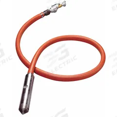 VIBCO Pneumatic Vibrator: 3 in Head Dia, 10 ft Shaft Lg, 18 in Radius of Vibration, 3,200 lbf Force (MPN KA-3). Key specifications — attr125265: VIBCO; attr125297: Quick Connect.