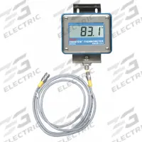 WAHL Digital Process Thermometer: -328°F to 1,472°F /-200°C to 800°C, 1/2 in Thread Size, Female (MPN D1396-10). Key specifications — attr1275175: +/-0.1°F/+/-0.1°C for 1 Year Period At Ambient Temp 23°C +/- 5°C; attr1275180: WAHL.