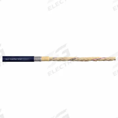 CHAINFLEX Data Cable: 20 AWG, 3 Conductors, Order by the Foot, TPR Jacket - Continuous Flexing Data Cables