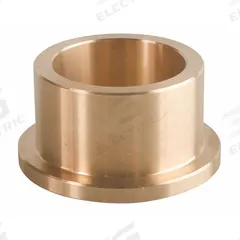 BUNTING BEARINGS Flanged Sleeve Bearing: Bronze, 50 mm Bore, 56 mm OD, 30 mm Lg, 62 mm Flange Dia (MPN CFM050056030). Key specifications — Brand: BUNTING BEARINGS.