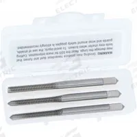 CLEVELAND Tap Kit: #0-80 UNF, H2 / 2B, 2 Flute, High Speed Steel (MPN C83982). Key specifications — attr1300563: One Each Taper, Plug, and Bottoming.