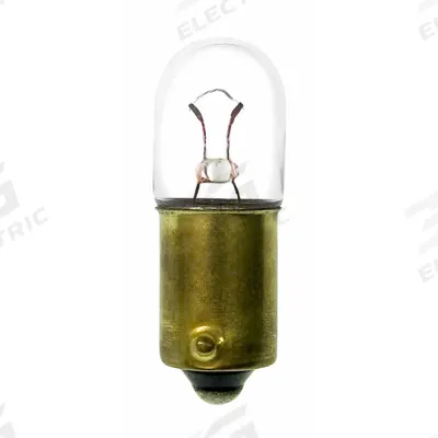 APPROVED VENDOR Incandescent Bulb: Incandescent, Miniature Bayonet (BA9s), (T) Tubular - BA9s Single-Contact Miniature Bayonet Base Lamps