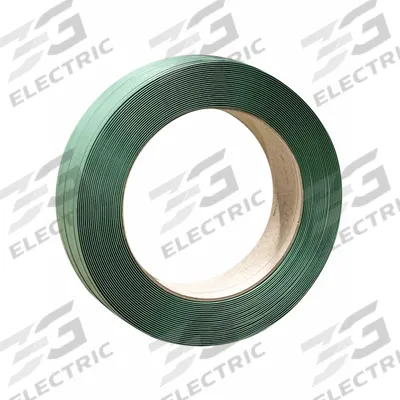 SIGNODE Strap: 5/8 in Strapping Wd, 0.035 in Thick, 1,400 lb Break Strength, Green - Hand-Grade Polyester Strapping