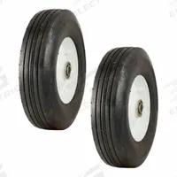 MARATHON Caster Wheels: 10 in Wheel Dia., 2 1/2 in Wheel Wd, Rubber, 450 lb Load Capacity, Std, 1 PR (MPN 02611). Key specifications — Brand: MARATHON; Tire Sidewall Number: 10x2.5.