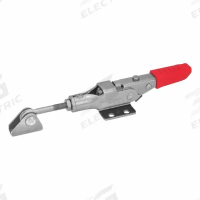 JW WINCO Latch Type Toggle Clamp: Horizontal, Includes Locking Handle - J-Hook Latch Toggle Clamps