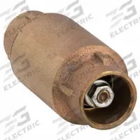 APPROVED VENDOR Spring Check Valve: Inline Valve Body, 1/2 in Pipe Size, Sweat x Sweat, Bronze, Std (MPN 6AJY7). Key specifications — Brand: APPROVED VENDOR.