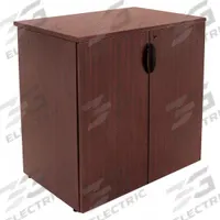 REGENCY Stackable Storage Cabinet: Mahogany, Laminate/PVC, 35 in Overall Ht, 35 in Overall Wd (MPN LSC3535MH). Key specifications — Material: PVC; Brand: REGENCY; Color: Mahogany; Locking: Yes.
