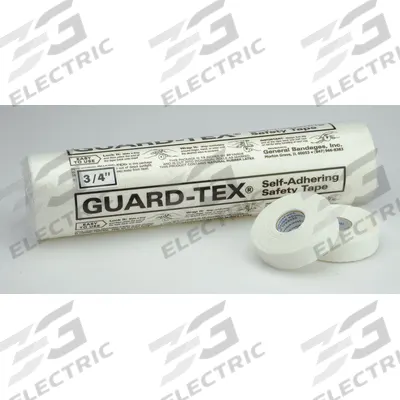 GUARD-TEX First Aid Tape: Cotton Gauze, White, 3/4 in Wd - General Purpose Finger Tape
