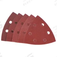 MAKITA Sanding Sheet Set: 3 3/4 in Wd, 80_100_120_150_180 Grit, 10 Sheets, Sanding Sheet Set (MPN A-95853). Key specifications — attr1097525: Aluminum Oxide; attr1097555: MAKITA.