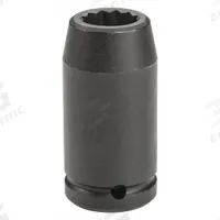 PROTO Impact Socket: 3/4 in Drive Size, Metric, 21 mm Socket Size, 12-Point, Deep, Black Oxide (MPN J07521MLT). Key specifications — attr1215501: PROTO; attr1215515: Black Oxide; attr1215518: 21 mm.