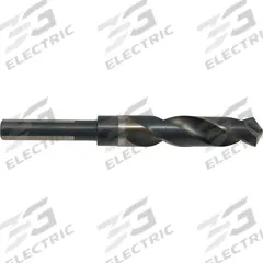 CLE-LINE Reduced Shank Drill Bit: 17.5 mm, 118° Split Point, Black & Gold HSS, 3-Flats Shank (MPN C21179). Key specifications — attr1235078: 0.6890.