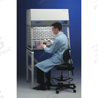 LABCONCO Safety Enclosure: Class I, 35 3/4 in Overall Wd, 28 5/8 in Overall Dp, 37 1/8 in Overall Ht (MPN 3980301). Key specifications — Brand: LABCONCO; Protection Type: Personnel; Blower Included: Yes; BSC Type + Class: Class I; Base/Stand Included: No (Required); Work Surface Included: No (Required).