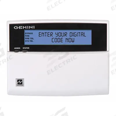 NAPCO Door Style Keypad: 4 3/8 in Overall Ht, 1 1/8 in Overall Lg, 5 7/8 in Overall Wd - Keypads for Security Systems