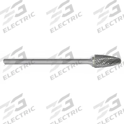 APPROVED VENDOR Carbide Bur: Ball-Nosed Tree, SF-1L6, Double Cut, 1/4" x 1/2" Head - Double-Cut Ball-Nosed Tree Burs
