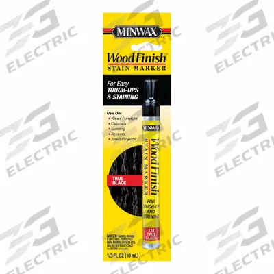 MINWAX Wood Repair Marker: Wood Repair Marker, Oil, 1 Container Size, Wood, True Black - Wood Repair Markers