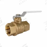 JOMAR VALVE Manual Two-Way Ball Valve: 3/4 in, Brass, Straight, Press x Press, Full Port Ball Port (MPN 100-404G). Key specifications — Brand: JOMAR VALVE; Handle: Locking Lever.