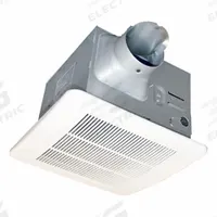 Bathroom Fan: Ceiling, 110 cfm Max, 1 sones, 1 Speed, Round Duct (MPN BPT18-34A-6). Key specifications — Brand: CANARM; Nameplate Voltage: 115V AC; Sensor Type: None; Duct Shape: Round; Heater: Without Heater; Includes: Backdraft Damper; Mounting Location: Ceiling; Number of Speeds: 1.