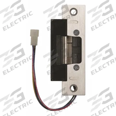 RUTHERFORD Electric Door Strike: 1 1/4 in Wd, 4 7/8 in Ht, Cylindrical/Mortise - Combination Cylindrical & Mortise Electric Strikes