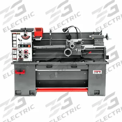 JET Lathe: GH-1440B, 14" x 36 7/8", 2 hp, 230V AC - Geared-Head Lathes with DRO