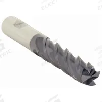 WIDIA HANITA Square End Mill: Carbide, TiAlN Coated, 4 Flute, 1" Mill Dia, 4" LOC, 7" OAL (MPN TF4V6525028S)