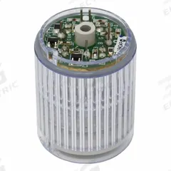 PATLITE Tower Light Module: Steady, 24V DC, Red, 30 mm Overall Dia, 35 mm Overall Ht, MP/MPS (MPN B72100192-1F1). Key specifications — Brand: PATLITE; Compatible with Series: MP/MPS; Lens Color: Red; Operating Voltage: 24V DC; Manufacturer Part Number: B72100192-1F1.