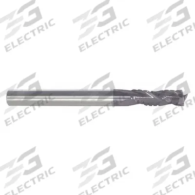 APPROVED VENDOR Roughing End Mill: Carbide, AlTiN Coated, 3 Flute, 7/16" Mill Dia, 1" LOC (MPN 267-437103) - Corner-Radius Carbide Roughing End Mills for Steel & Cast Iron