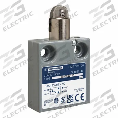 TELEMECANIQUE SENSORS Limit Switch: Roller Plunger, Metallic - Top-Mount Roller-Plunger Limit Switches